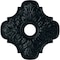 Ekena Millwork Peralta Ceiling Medallion (Fits Canopies up to 4 5/8"), 17 3/4"OD x 3 1/8"ID x 1"P, Night Shade CM17PENSF - alternate 1